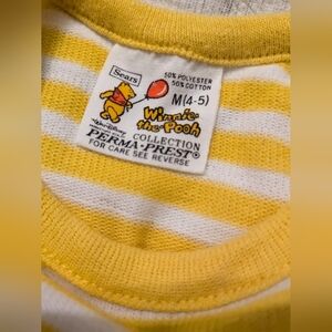 Rare Vintage Sears Winnie the Pooh Stripe Baby Shirt